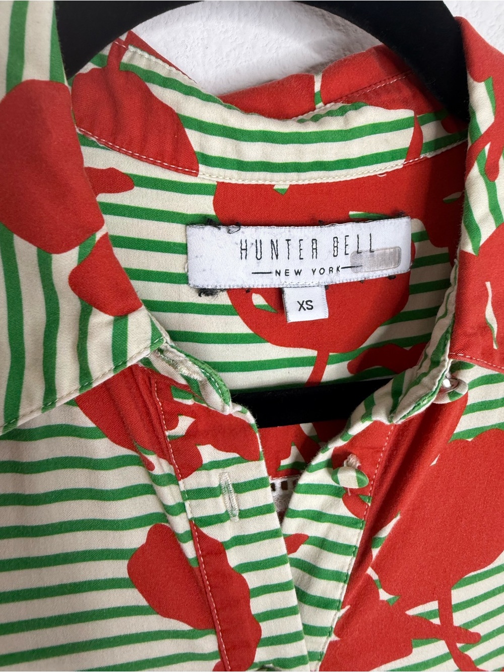 Hunter Bell Colby Midi Dress Green
Striped Cotton Sz XS - Picture 9 of 16